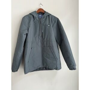 AFICO Men's Crosswind Puff Jacket Charcoal Men Large.